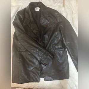 Princess Polly Black Trench Coat